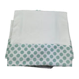 I Delfi Coperta Tinta Unita Fantasia Pois E Ricami per Neonata 25P5146 BIANCO I DELFI 