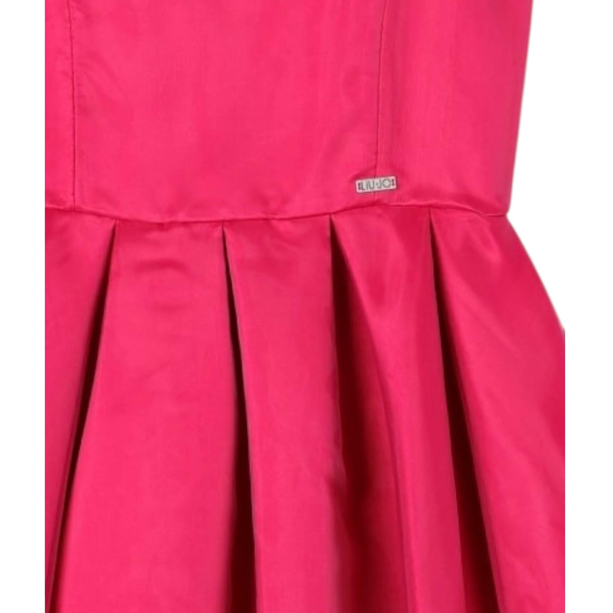 Liu Jo Abito Tinta Unita Giromanica per Bambina GA4167T3857 FUXIA LIU JO 