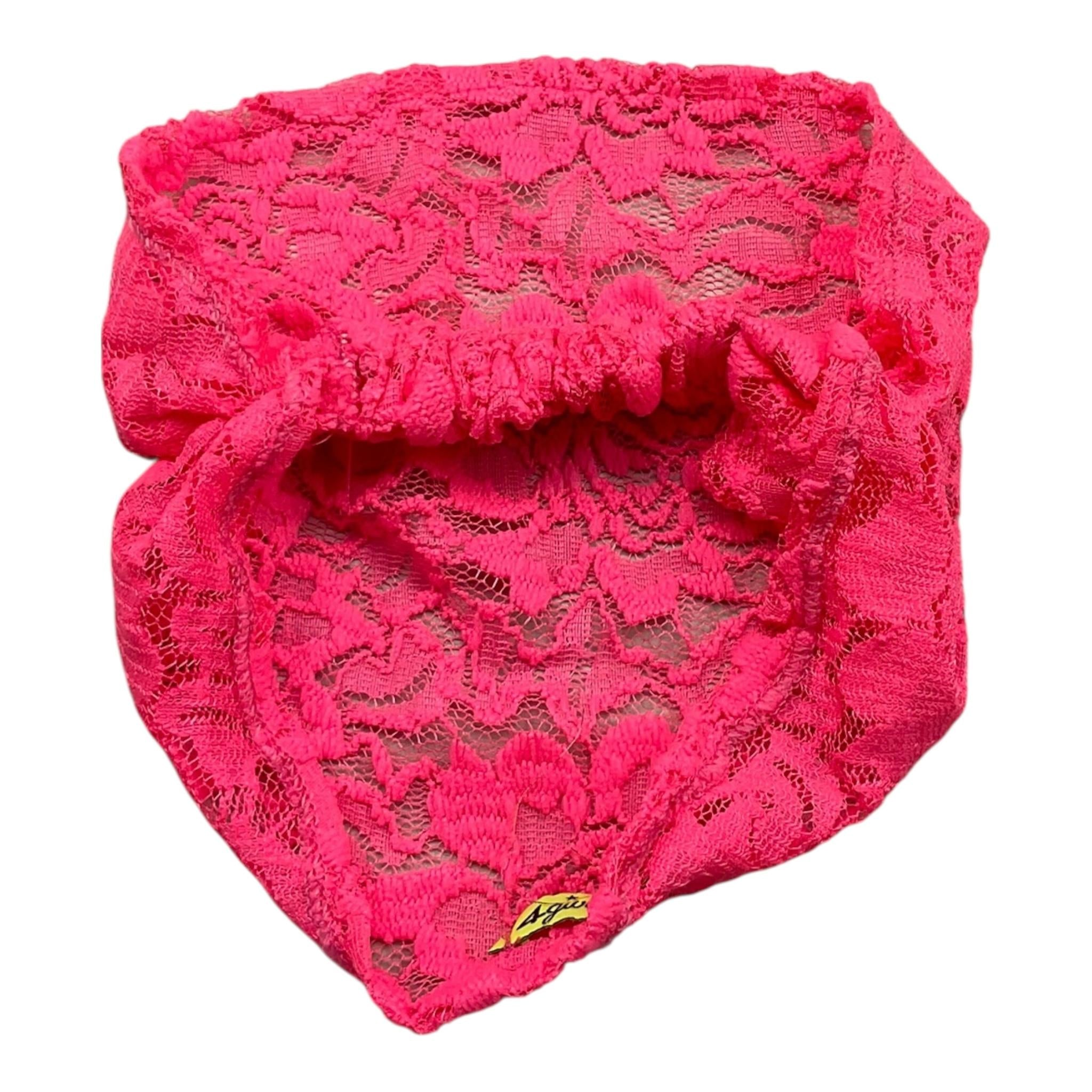 4Giveness Bandana Capelli Tinta Unita  per Bambina BD4F ROSA FLUO 4GIVENESS 