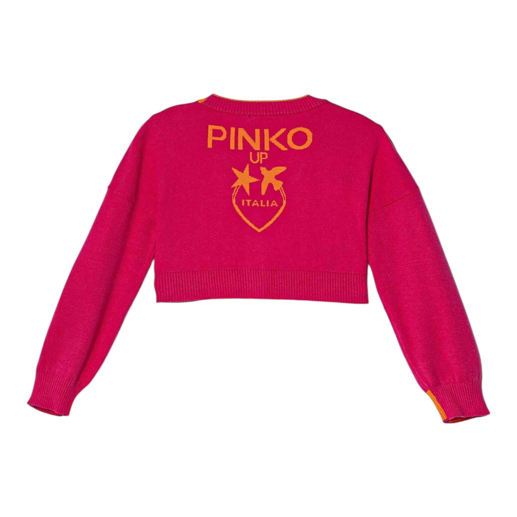 PINKO coprispalle bicolore con bottoni Fuxia/arancione per Bambina F4PIJGCA086 FUXIA/ARANCIONE PINKO 