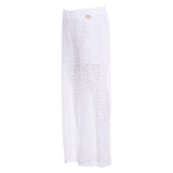 Twinset Pantalone tinta unita Traforato Bianco per Bambina 251GJ2QR4X BIANCO TWINSET 