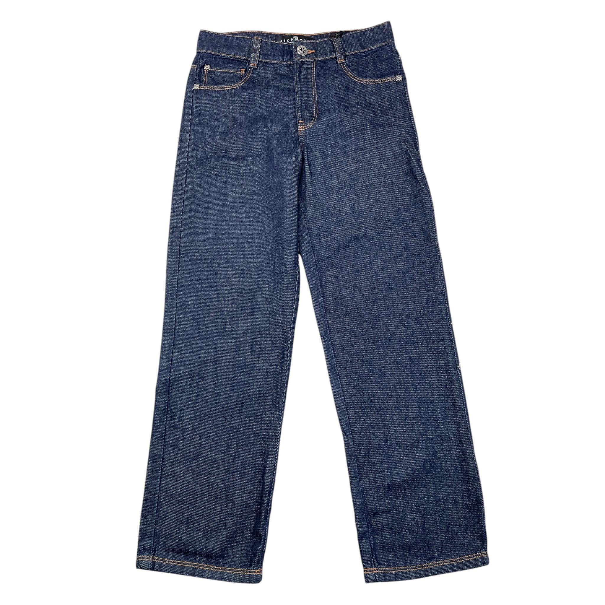 JOHN RICHMOND jeans tinta unita con girovita regolabile Blu per Bambino RBA25105JE BLU JOHN RICHMOND 