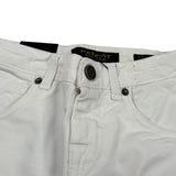 Patriot Jeans tinta unita con Strappi Bianco per Bambino PB1487 BIANCO PATRIOT 