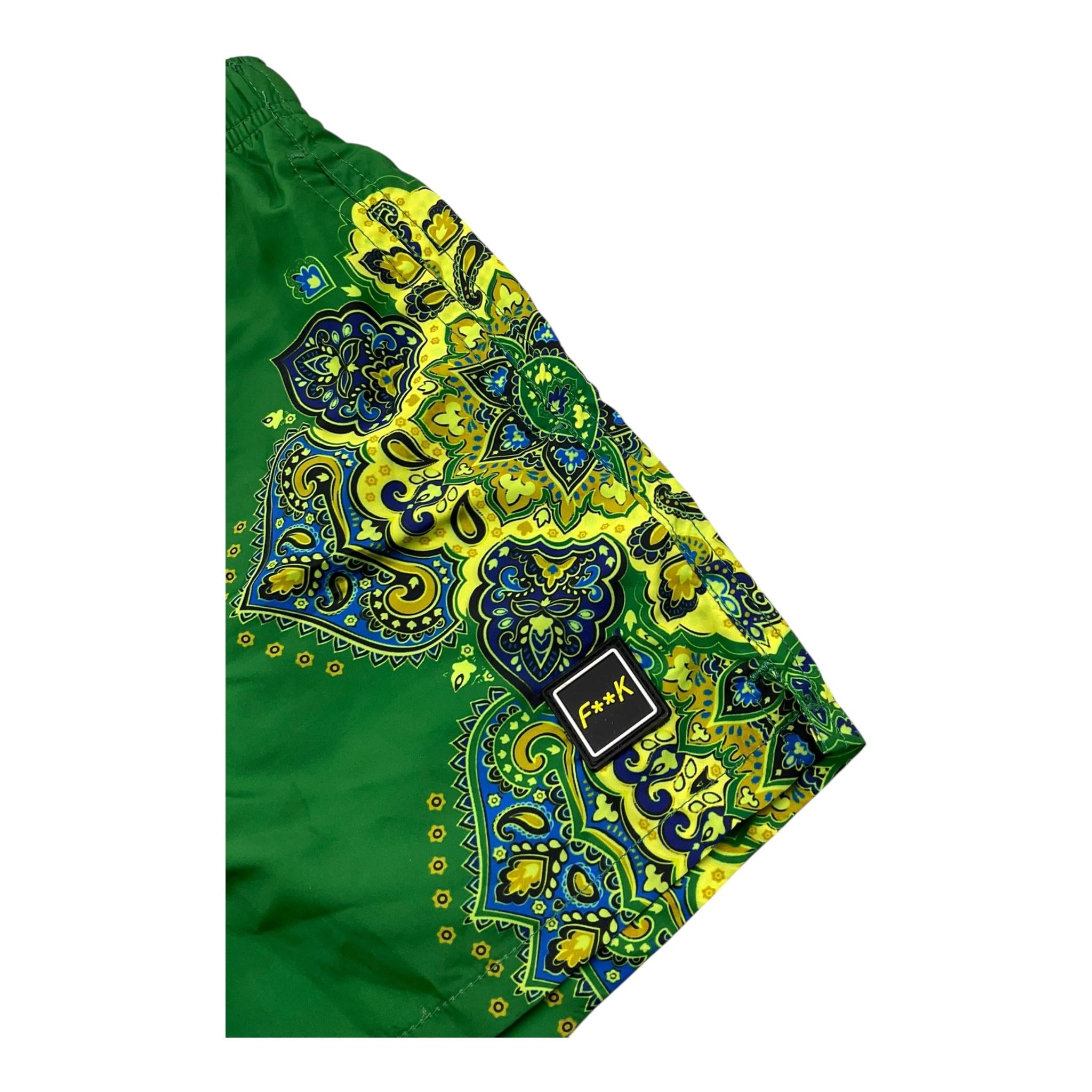 F**K Costume Modello Boxer Tinta Unita  per Bambino FJ224010U VERDE F**K 