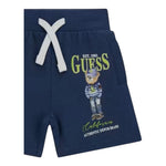 Guess Bermuda Tinta Unita In Tuta per Neonato N5RD03KAD74XN BLU GUESS 