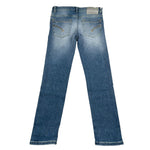 Dondup Jeans Tinta Unita con 5 Tasche per Bambina DFPA116 BLU DONDUP 