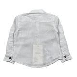 Siviglia Camicia Manica Lunga Tinta Unita con Collo Coreano per Neonato SVNSH17275 BIANCO SIVIGLIA 