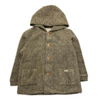 LALALU' cappotto in spugna tinta unita con cappuccio Verde per Neonato GIL11N VERDE LALALU' 