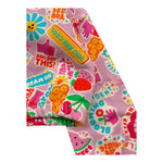 Mousse Felpa Tinta Unita con Cappuccio E Stampa per Bambina SKFT377 ROSA MOUSSE 