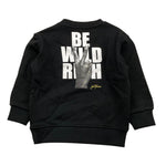 JOHN RICHMOND felpa girocollo tinta unita con stampa Nero per Neonato RIA24064FE NERO JOHN RICHMOND 