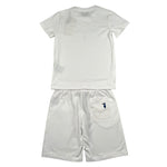 Trussardi Completo 2 Pezzi T-Shirt-Bermuda Tinta Unita per Bambino TBP26010CJ BIANCO TRUSSARDI 