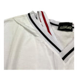 Iceberg T-Shirt Scollo A V Tinta Unita per Bambina TSICE4162J BIANCO ICEBERG 