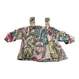 Monnalisa Top Mezza Manica Stampa Fantasia per Neonata 119301 MULTICOLOR MONNALISA 