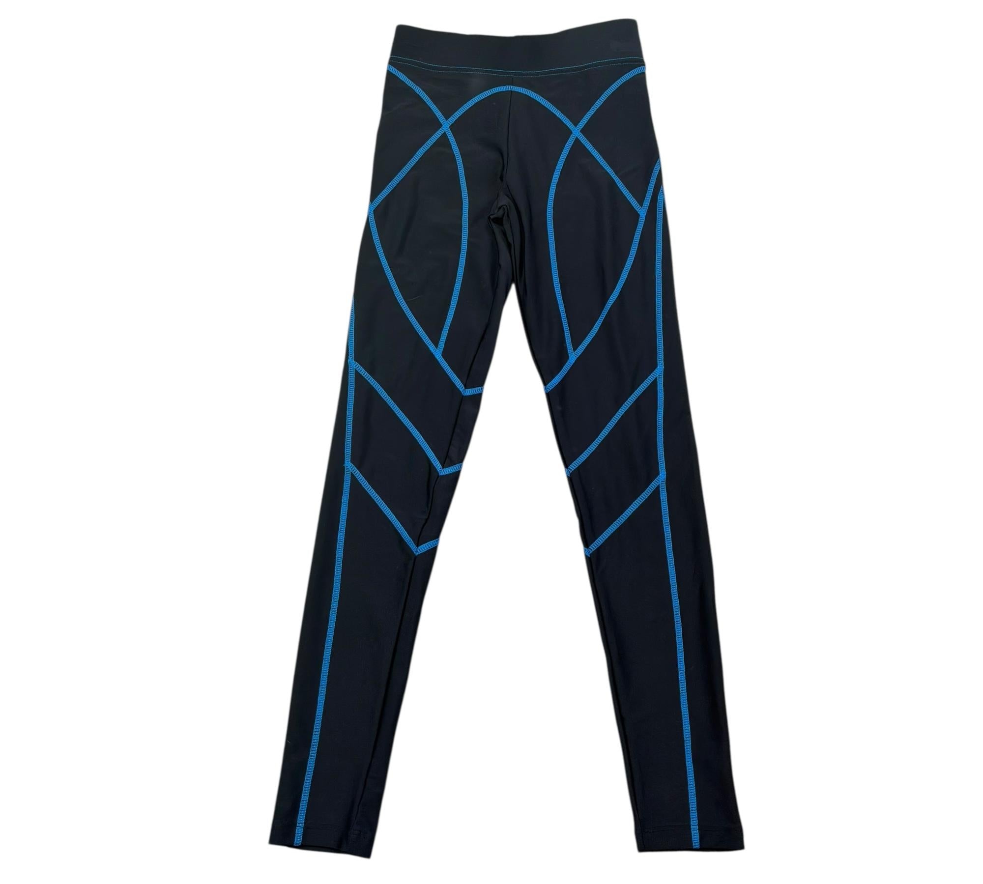 John Richmond Leggins Tinta Unita con Stampe per Bambina RGP26071LE NERO JOHN RICHMOND 