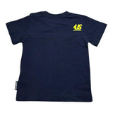 Cesare Paciotti T-Shirt Gitocollo Tinta Unita con Stampa per Neonato TSP1113 BLU CESARE PACIOTTI 