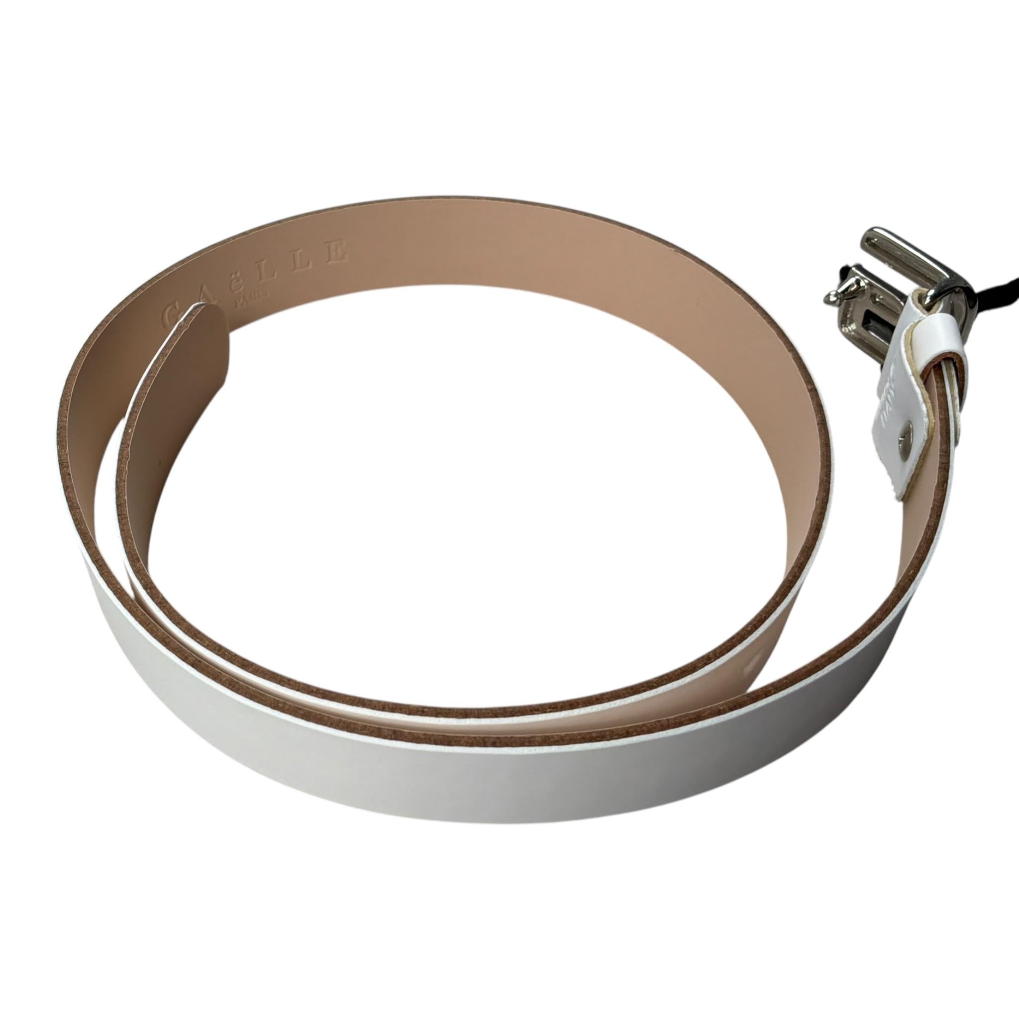 Gaelle Cintura tinta unita con Logo Bianco per Bambina 2746AB00534 BIANCO GAELLE 