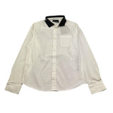 Emporio Armani Camicia Tinta Unita con Colletto In Contrasto per Bambino 6R4CJ5X BIANCO EMPORIO ARMANI 