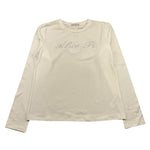 ALICE PI shirt girocollo tinta unita con brillantini Bianco per Bambina W233600ML BIANCO ALICE PI 