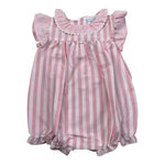 Laranjinha Pagliaccetto Bicolore con Fantasia A Righe per Neonata 92984V5837R57 BIANCO/ROSA LARANJINHA 