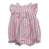 Laranjinha Pagliaccetto Bicolore con Fantasia A Righe per Neonata 92984V5837R57 BIANCO/ROSA LARANJINHA 