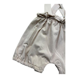 Le Bebe Pagliaccetto Tinta Unita con Bretelle per Neonata LBG6310 BEIGE LE BEBE 