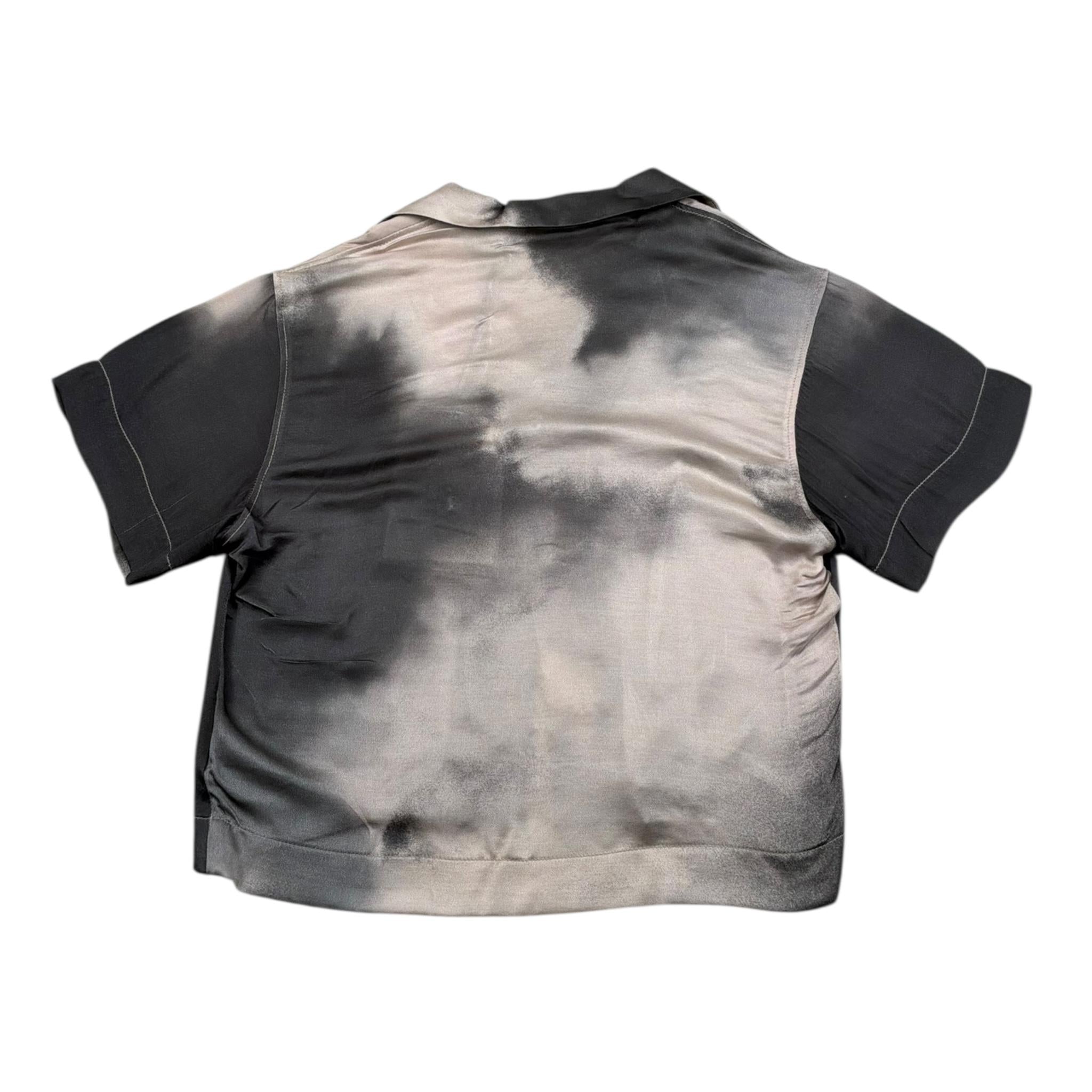 I'M Brian Camicia Mezza Manica Bicolore con Fantasia per Neonato CA3288JN GRIGIO I'M BRIAN 