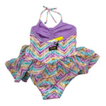 F**K Costume Intero Multicolor con Fantasia per Neonata FJ25B2A13MKX51 LILLA F**K 
