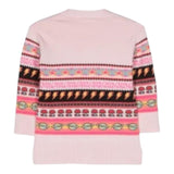 PHILOSOPHY cardigan tinta unita con stampa Rosa per Bambina PFMA004 ROSA PHILOSOPHY 