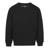 John Richmond Felpa Chiusa Girocollo Tinta Unita con Logo per Bambino RBP25005FE NERO JOHN RICHMOND 