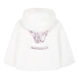 JOHN RICHMOND pelliccia tinta unita con zip e cappuccio Bianco per Neonata RIA24007PL BIANCO JOHN RICHMOND 