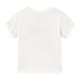 Mayoral T-Shirt Girocollo Tinta Unita con Stampa per Neonato 1056 BIANCO MAYORAL 