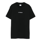 C.P. Company T-Shirt tinta unita con Stampa Nero per Bambino CBM008 NERO C.P. COMPANY 