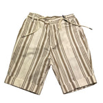Emanuel Pris Bermuda Fantasia A Righe per Bambino EPC20 BIANCO/BEIGE EMANUEL PRIS 