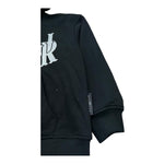 John Richmond Felpa con Zip E Cappuccio Tinta Unita per Bambina RGP26057FE NERO JOHN RICHMOND 