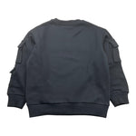 Missoni Felpa Tinta Unita Girocollo con Stampa per Bambina MV4P60 NERO MISSONI 