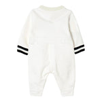 ELISABETTA FRANCHI tutina manica lunga tinta unita con logo Panna per Neonata ENTU116 PANNA ELISABETTA FRANCHI 