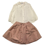 BARCELLINO completo 2 pezzi camicia-gonna Bianco/rosa per Neonata 116217X BIANCO/ROSA BARCELLINO 