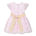 Monnalisa Abito Mezza Manica Tinta Unita In Tulle per Neonata 31A907 ROSA MONNALISA 