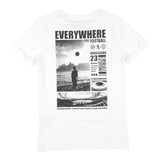 Bikkembergs T-Shirt Girocollo Tinta Unita con Logo per Bambino BK1452 BIANCO BiKKEMBERGS 