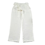 Liu Jo Pantalone Tinta Unita con Elastico In Vita per Bambina GA4236 BIANCO LIU JO 