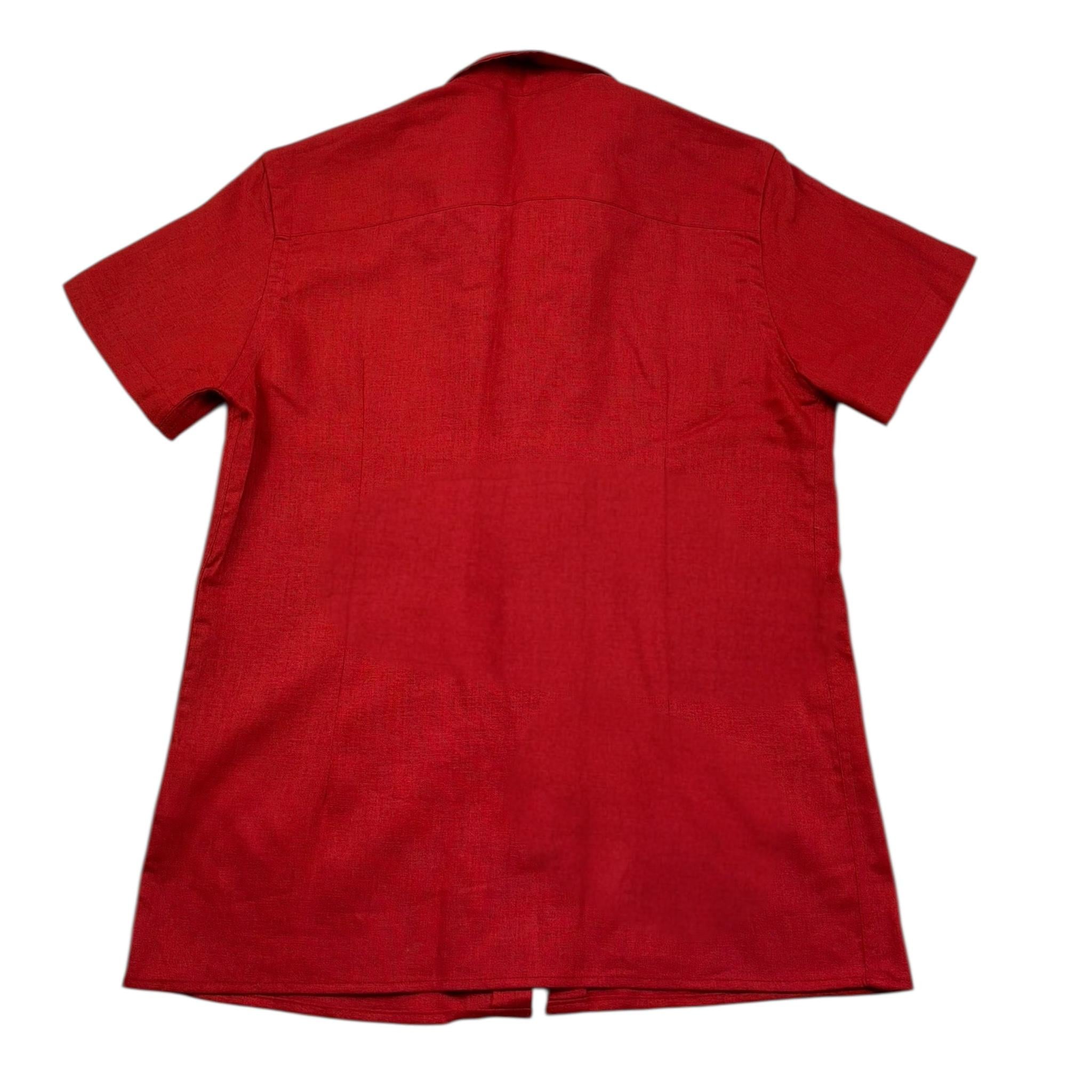Manuel Ritz Camicia Mezza Manica Tinta Unita per Bambino MR3045 ROSSO MANUEL RITZ 
