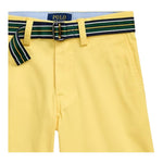 Ralph Lauren Bermuda Tinta Unita con Cintura per Bambino 322863960015 GIALLO RALPH LAUREN 