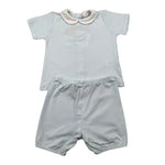 Coccode Completo 2 Pezzi T-Shirt-Culotte Tinta Unita per Neonato C5516777 AZZURRO COCCODE 