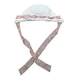 Marlu' Cappello Tinta Unita con Ricami per Neonata EP28CUX BIANCO MARLU' 