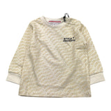 CESARE PACIOTTI shirt girocollo tinta unita con stampa Panna per Neonato TSP5314B PANNA CESARE PACIOTTI 