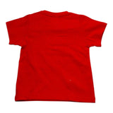 Boss T-Shirt Girocollo Tinta Unita con Stampa per Neonato J05838 ROSSO BOSS 