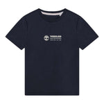 Timberland T-Shirt Girocollo Tinta Unita con Stampa per Bambino T60084 BLU TIMBERLAND 