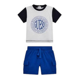 Guess Completo Tinta Unita 2 Pezzi T-Shirts-Bermuda per Neonato I5GG06K8HM4 BIANCO GUESS 