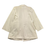 Petit Posh Giacca Tinta Unita Doppiopetto per Bambina GFJS25047GC PANNA PETIT POSH 