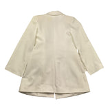 Petit Posh Giacca Tinta Unita Doppiopetto per Bambina GFJS25047GC PANNA PETIT POSH 